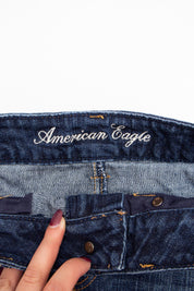 #081 American Eagle Booty Short Blue | c. 213 | Size 6