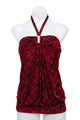 #004 Discreet Halter Top Red | c. 203 | Size 10