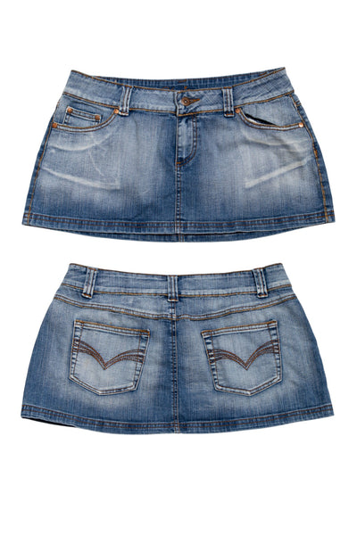 #20 Younique Mini Skirt Blue | c. 188 | Size 10