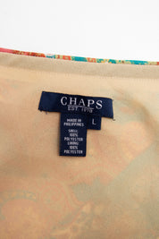 #118 Chaps Long Skirt Blue | c. 213 | Size 12/14