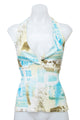 #052 Camaíeu Halter Top White | c. 200 | Size 10