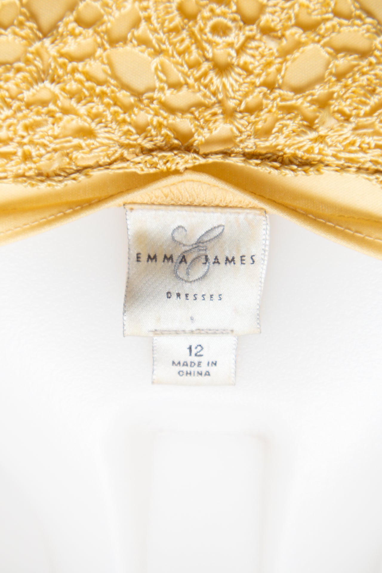 #106 Emma James Camisole Top Yellow | c. 188 | Size 12