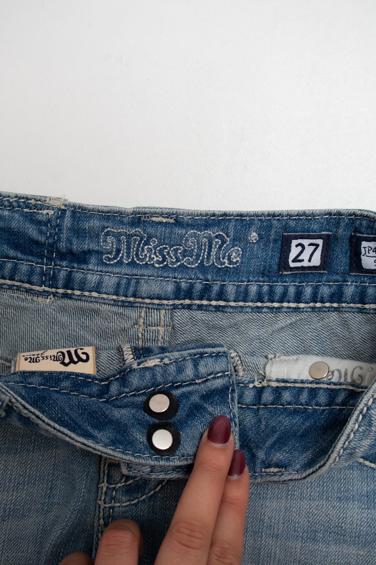 #070 Miss Me Booty Short Blue | c. 213 | Size 6