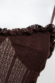 #040 No Boundaries Cami Top Brown | c. 202 | Size 14