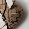#193 Coach Soho Bag Brown/White | c. 196 | Size