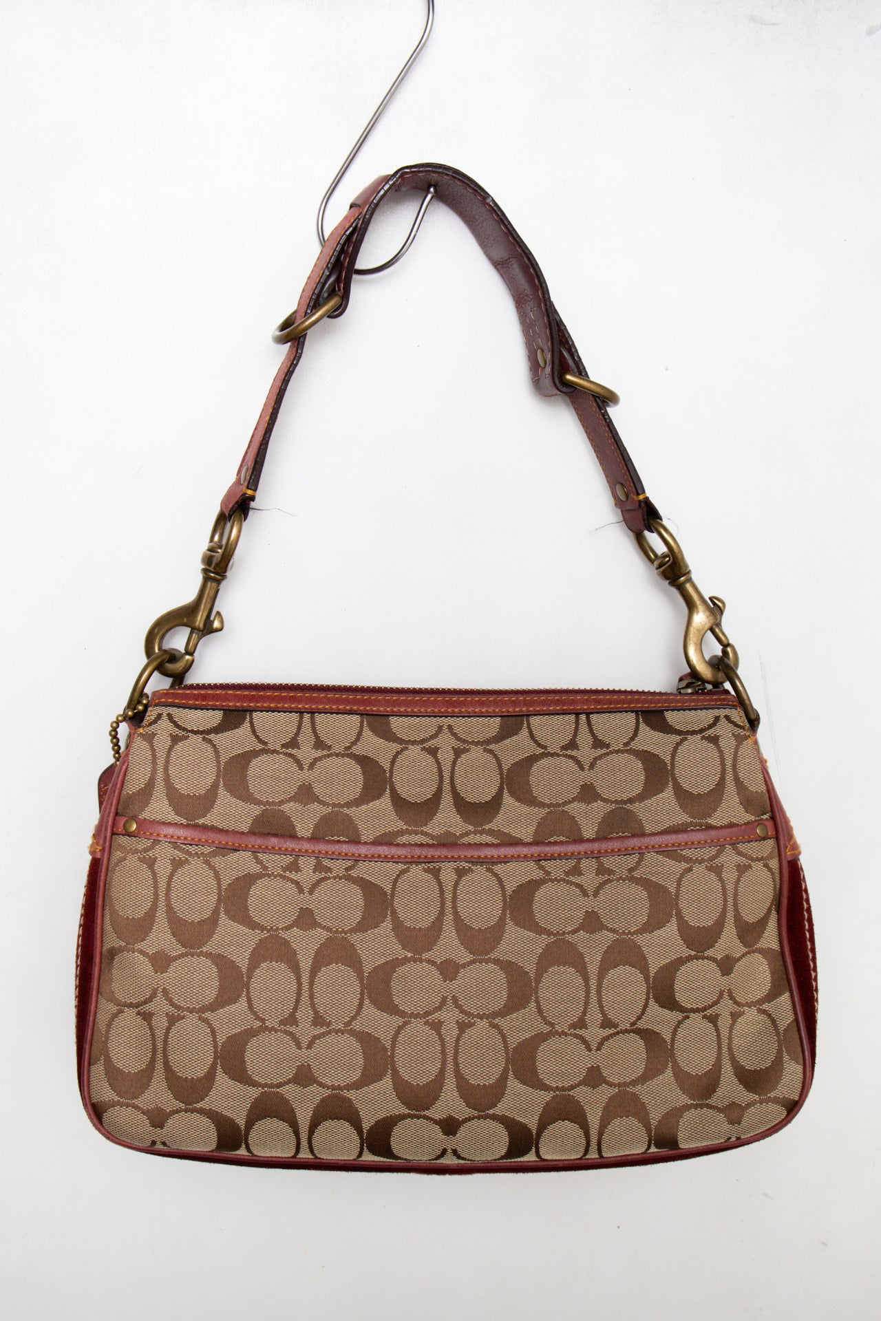 #153 Coach Shoulder Bag Brown | c. 187 | Size