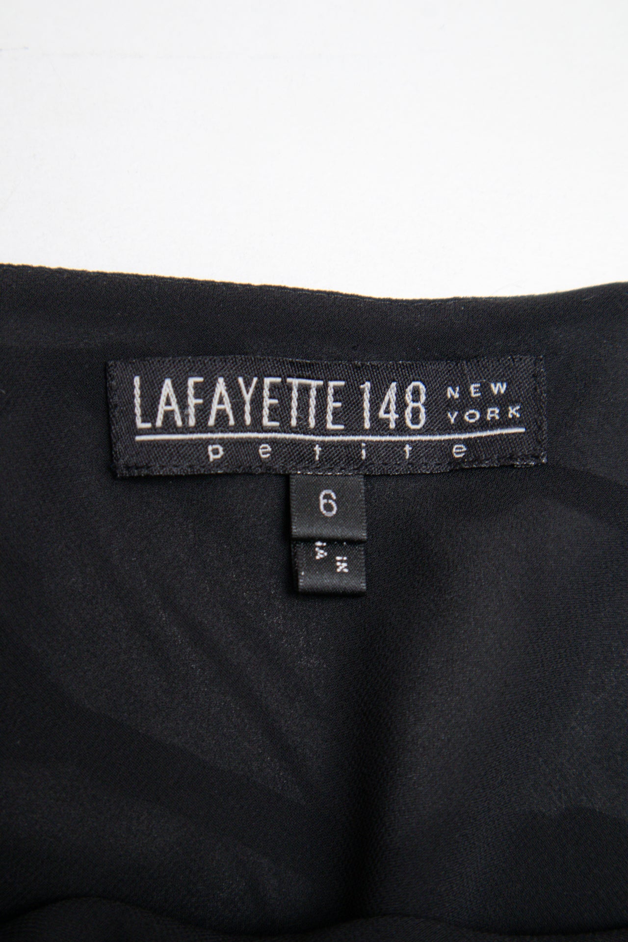 #163 Lafayette 148 New York Petite Skirt Black | c. 207 | Size 6