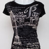 #62 Blue Canyo T-shirt Black | c. 195 | Size 10