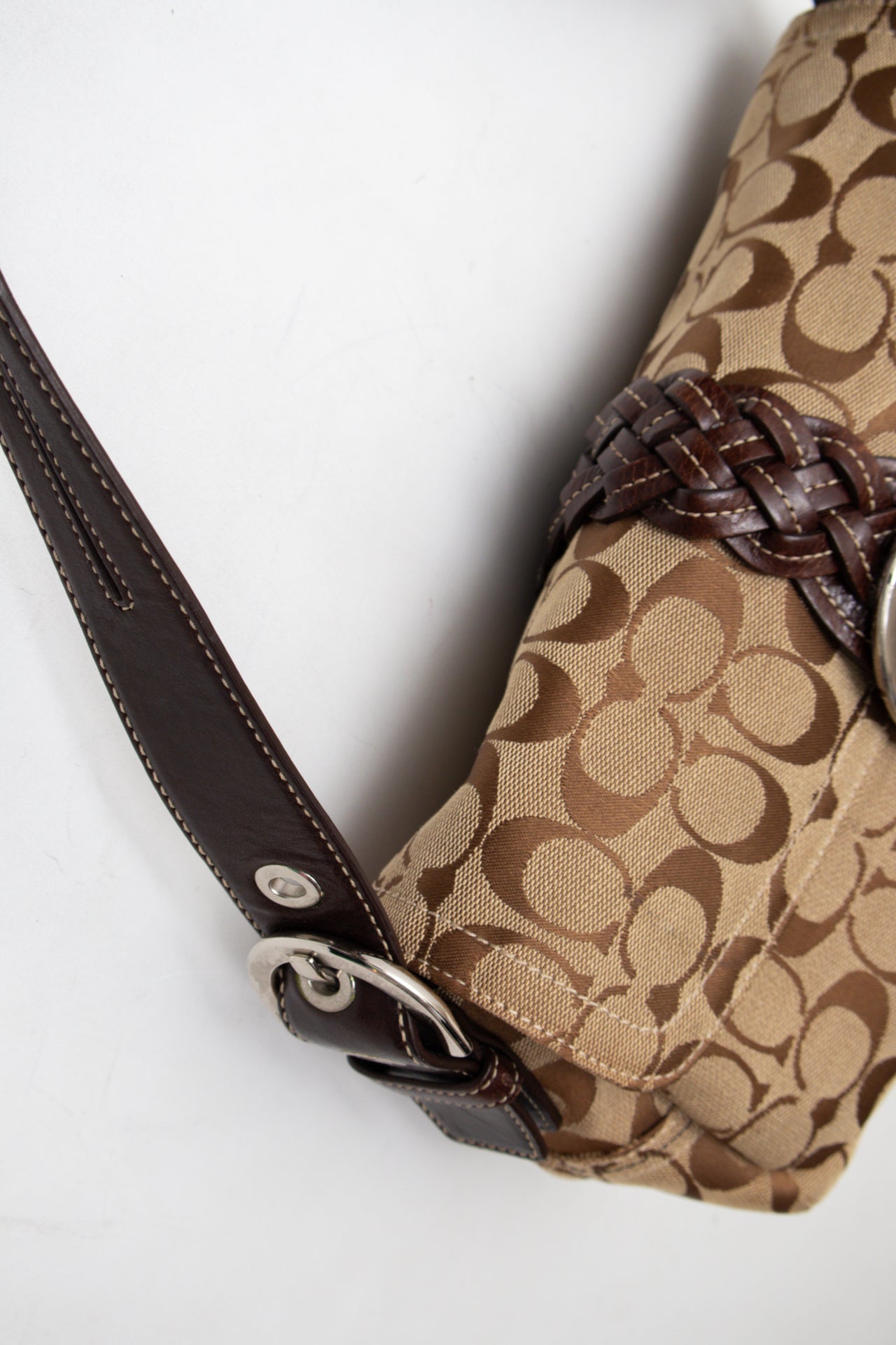 #186 Coach Shoulder Bag Brown | c. 202 | Size