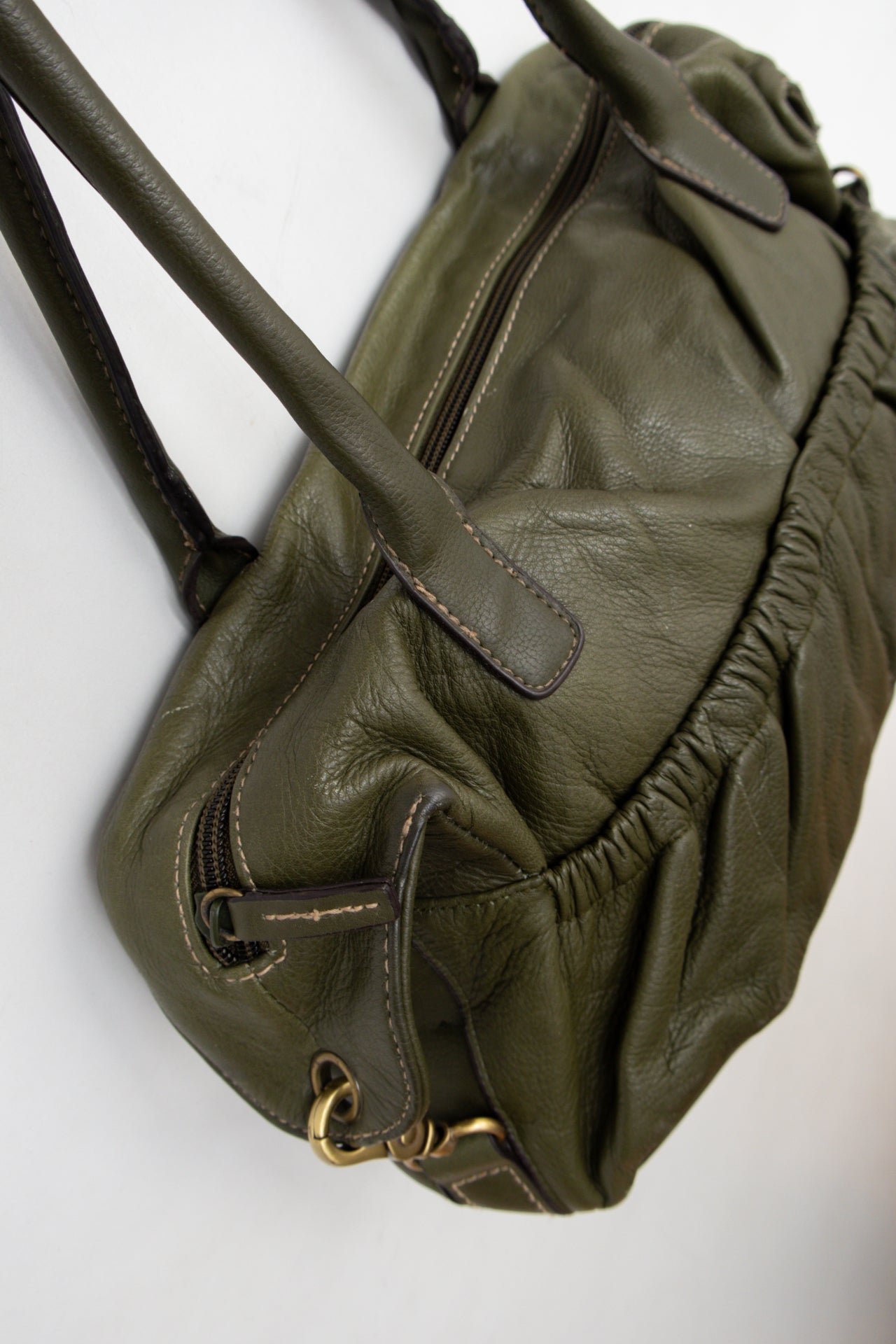 #179 Shoulder Bag Green | c. 206 | Size