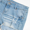 #172 Blue Asphalt Denim Shorts Blue | c. 203 | Size 8