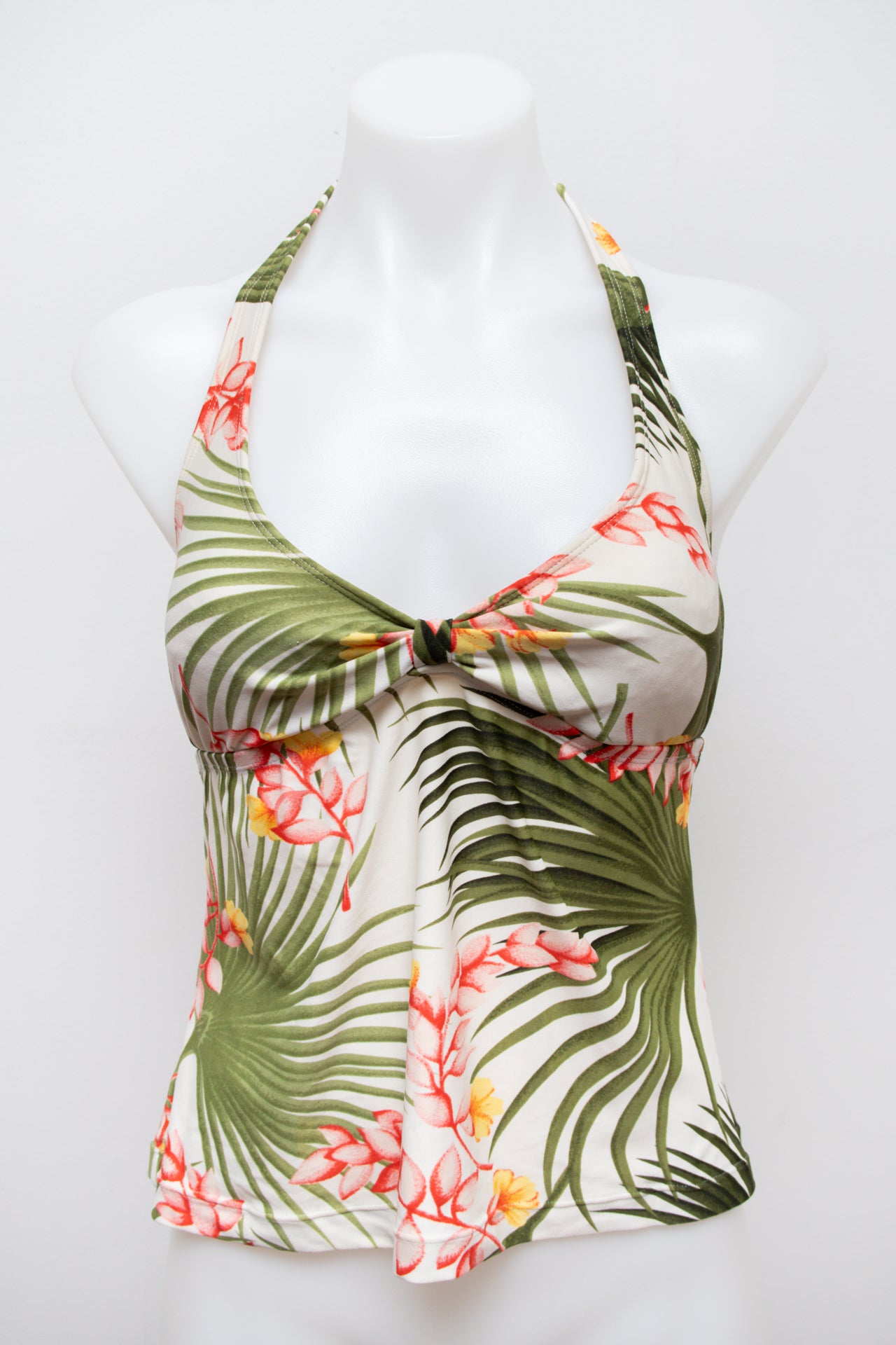 #29 Sun Blush Halter Top Green | c. 192 | Size 8