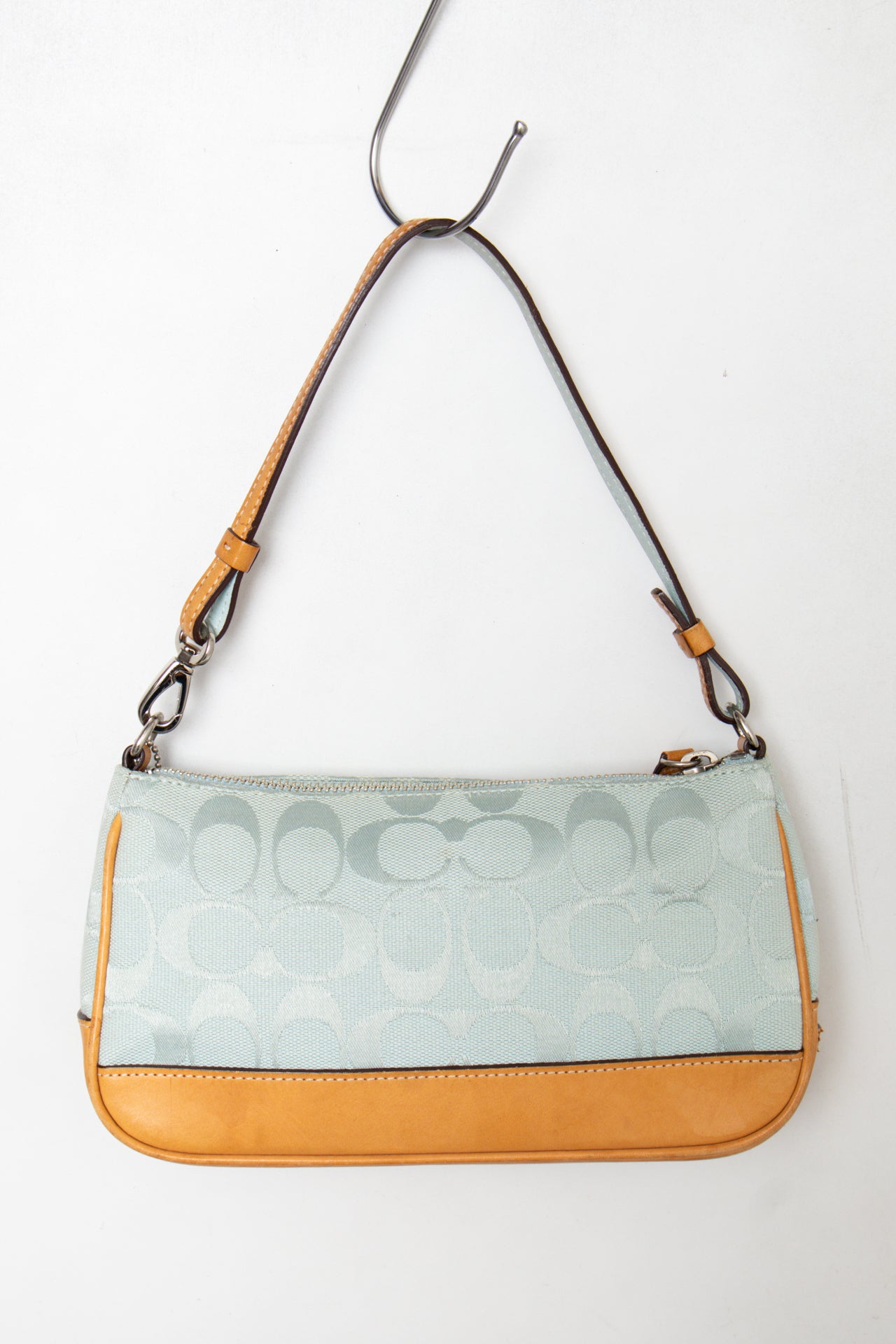 #167 Coach Shoulder Bag Blue | c. 183 | Size