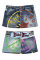 #173 Take Two Mini Skirt Blue | c. 200 | Size 8