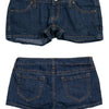 #188 City Streets Booty Short Blue | c. 209 | Size 6
