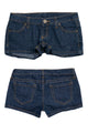 #188 City Streets Booty Short Blue | c. 209 | Size 6