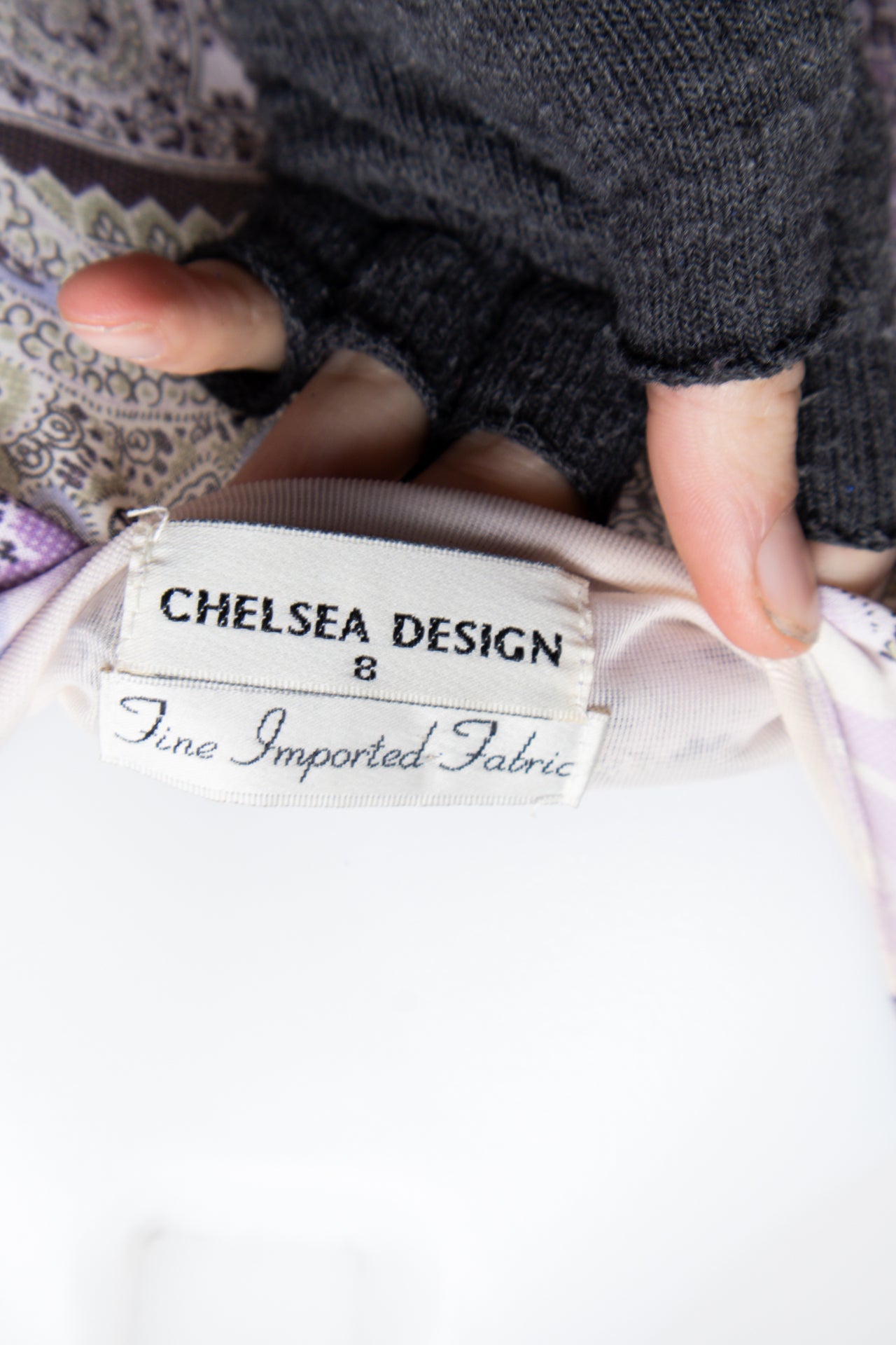 #140 Chelsea Design Skirt Purple | c. 192 | Size 8