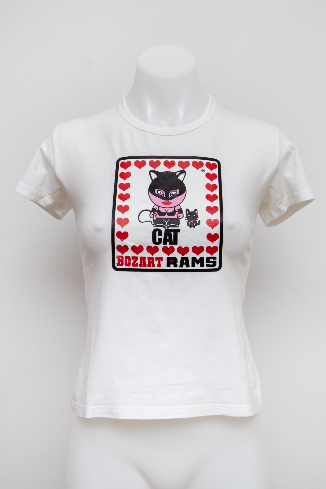 #75 Bozart Rams T-shirt White | c. 193 | Size 10