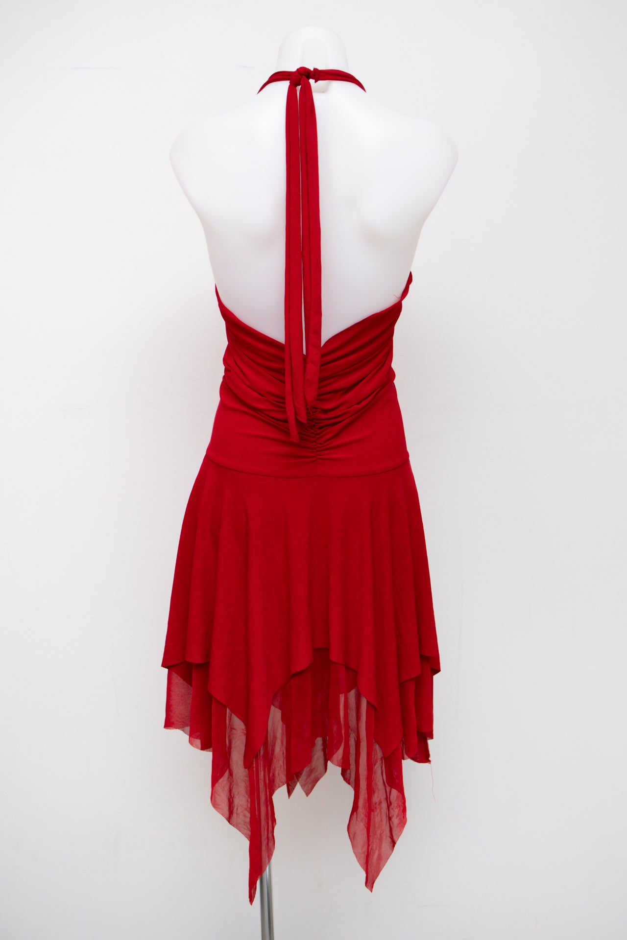#168 Tag 1080 Halter Top Red | c. 195 | Size 8