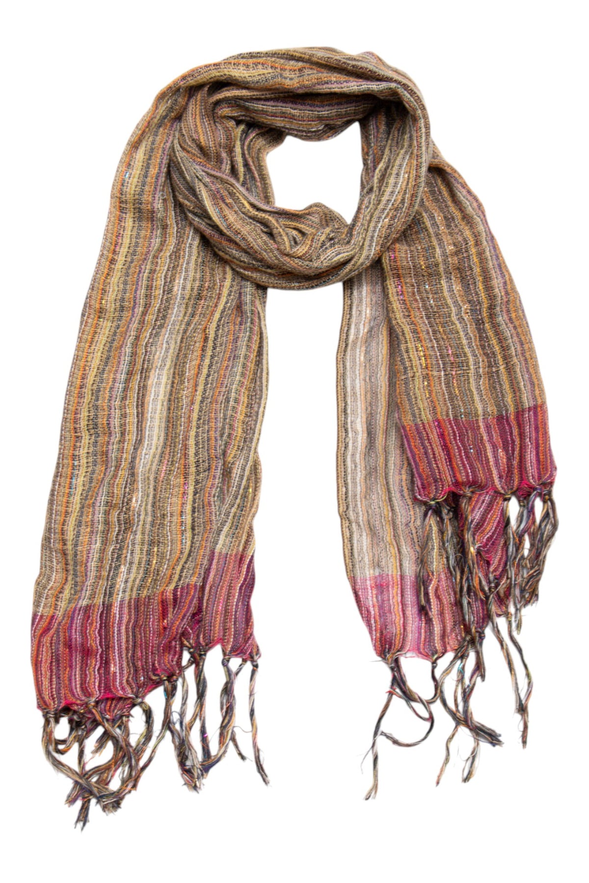 #174 Scarf Brown | c. 204 | Size