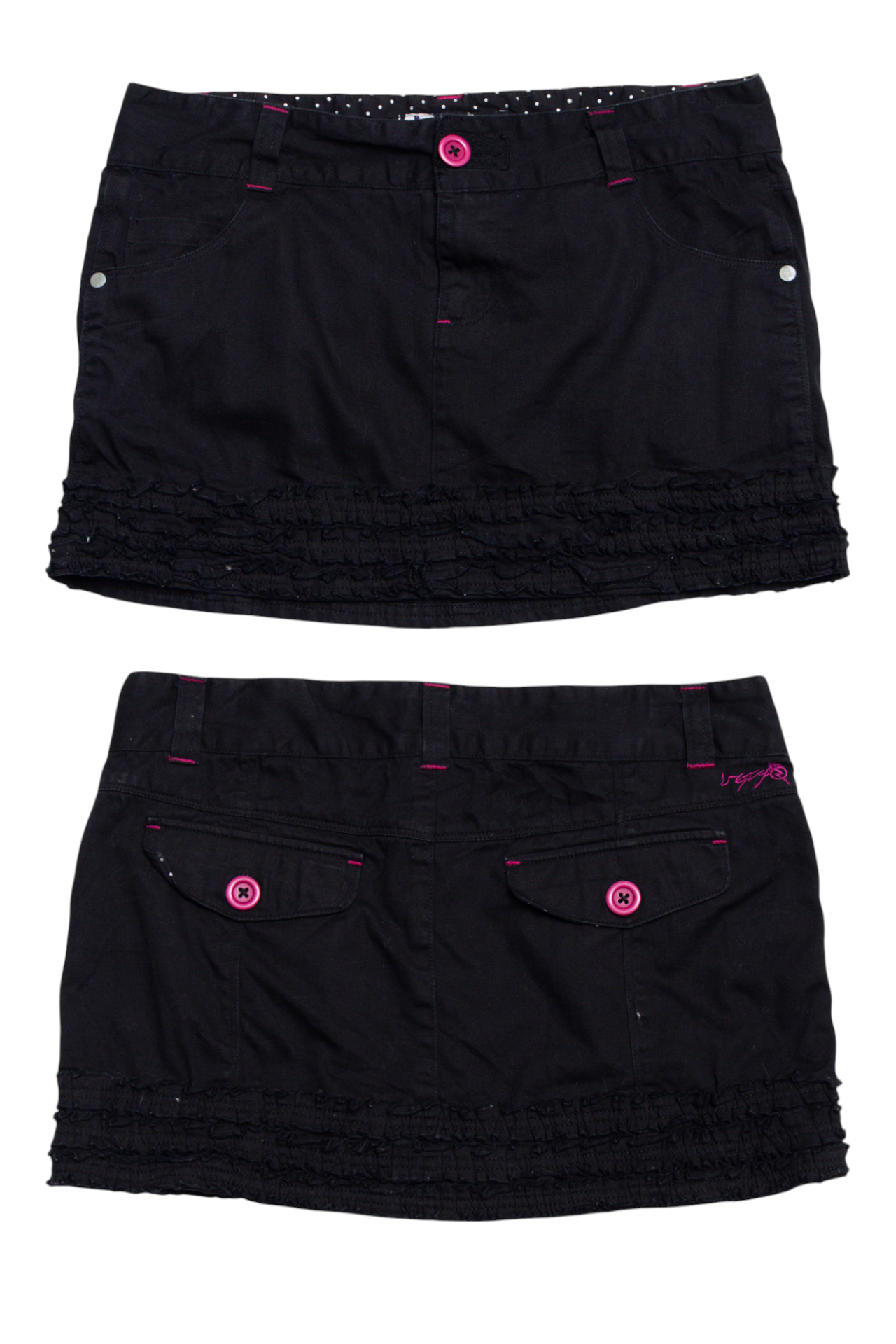 #151 Vexy Mini Skirt Black | c. 200 | Size 8