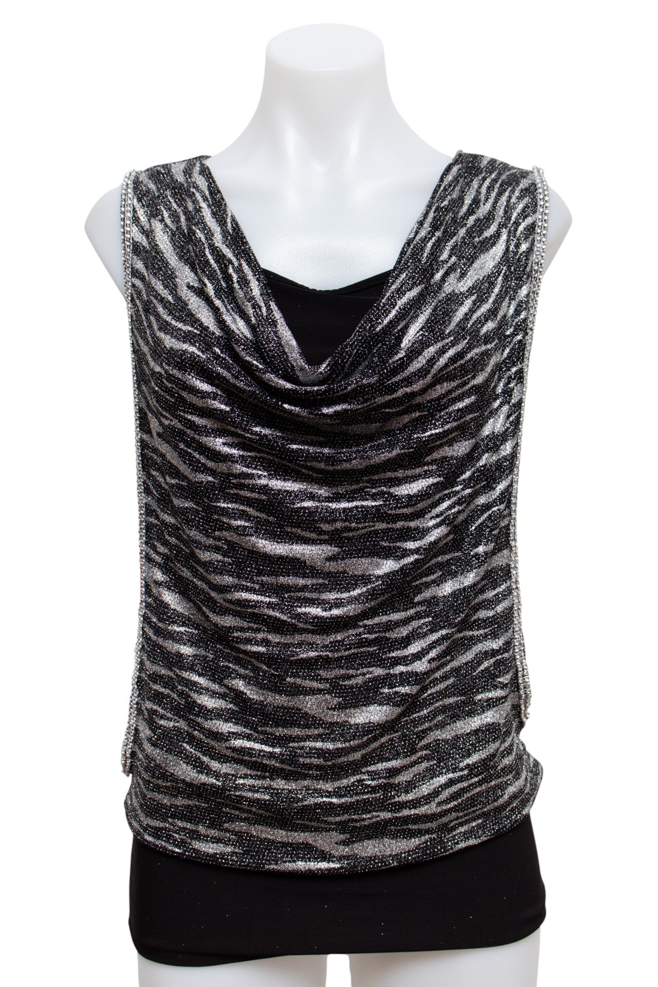 #159 Scoop Neck Top Black | c. 188 | Size 8