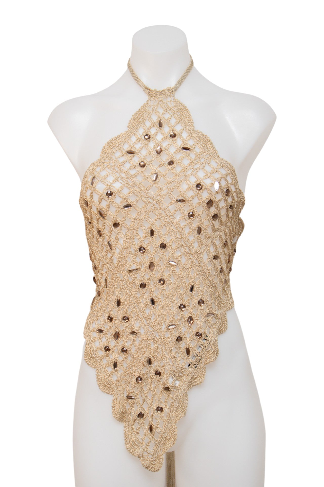 #005 Halter Beige | c. 210 | Size 8/10