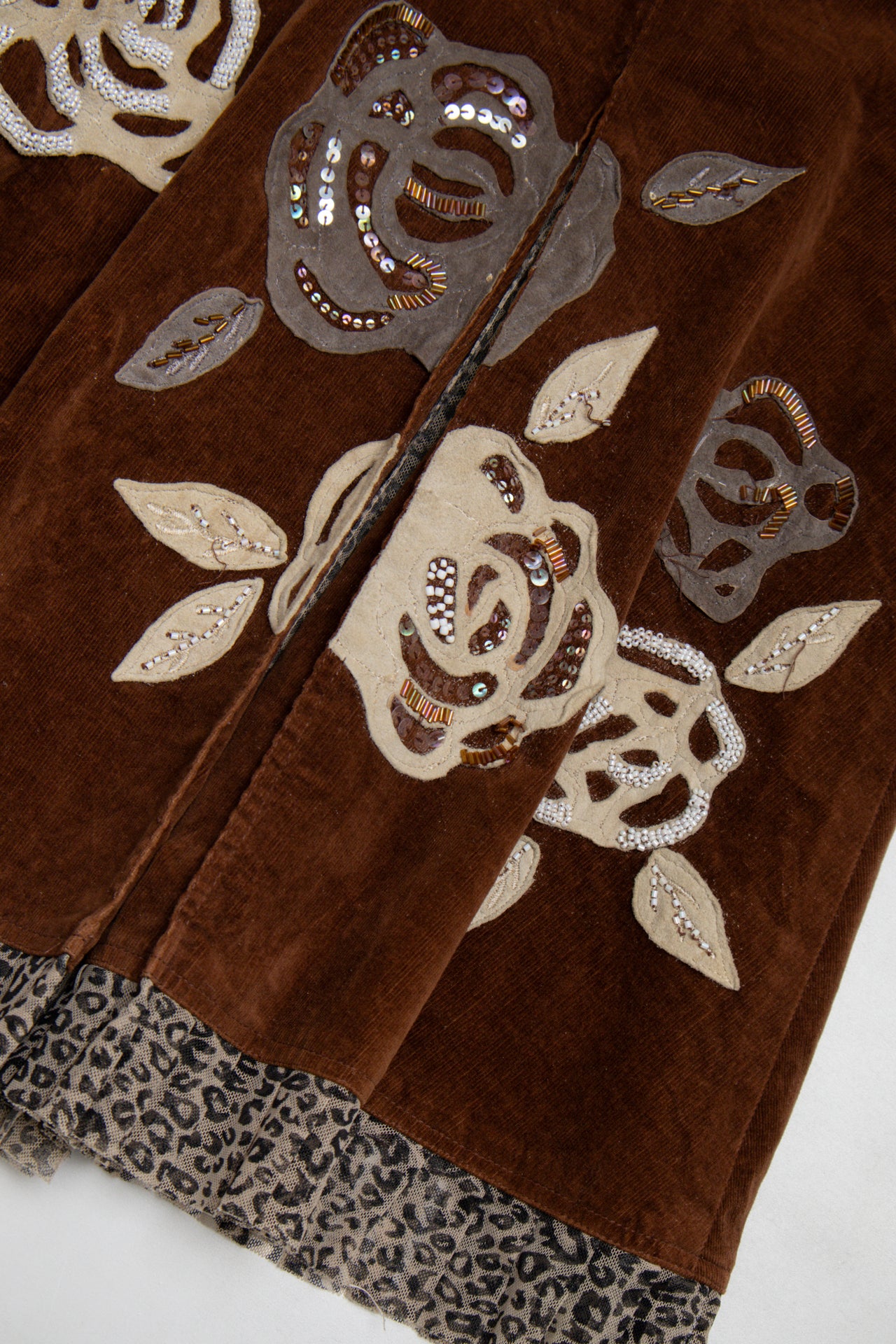 #164 Basil & Maude Skirt Brown | c. 197 | Size 14