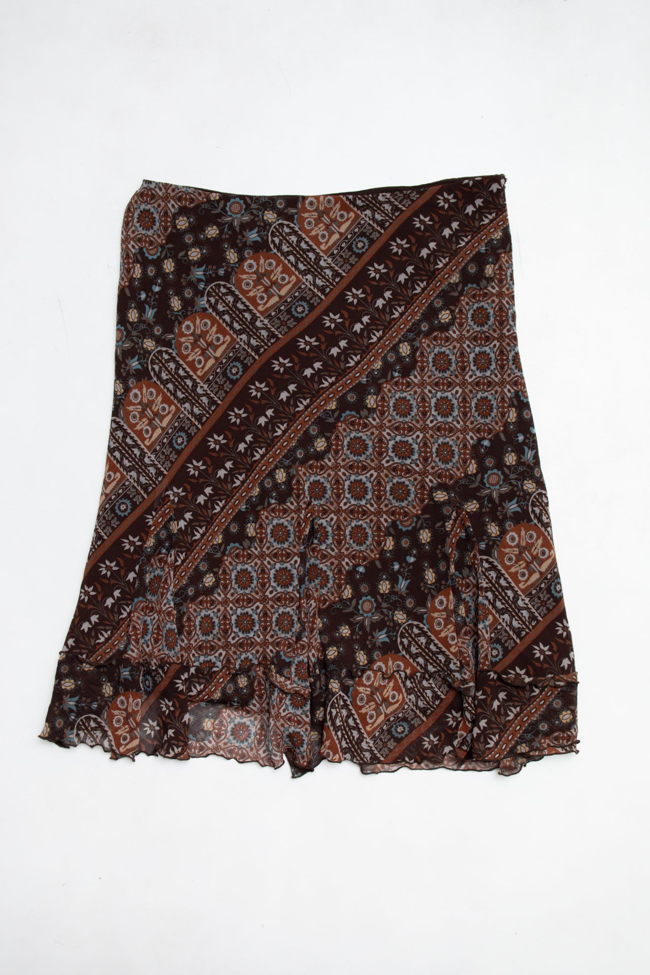 #092 Nine & Co. By Nine West Long Skirt Brown | c. 213 | Size 10