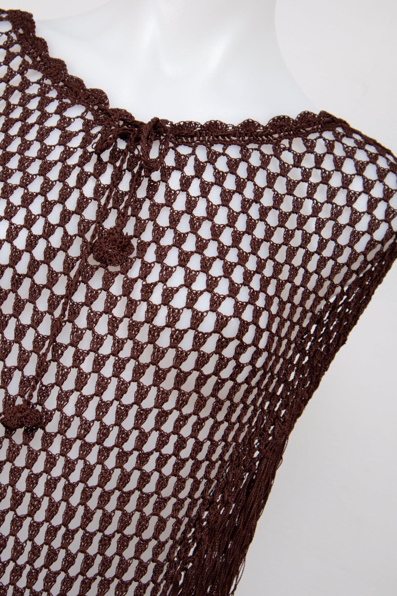 #064 Heart Star Moon Camisole Top Brown | c. 201 | Size