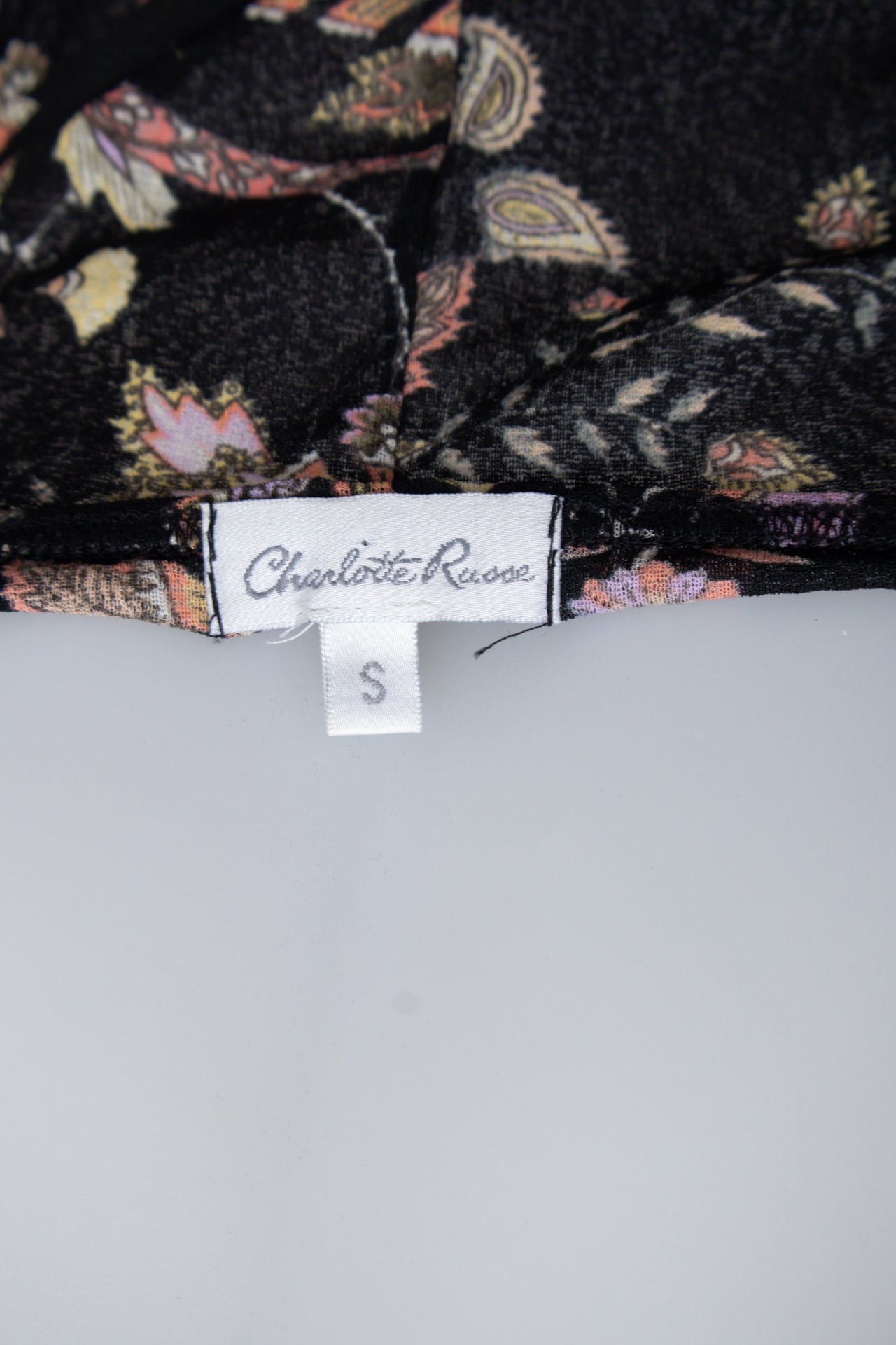 #057 Charlotte Russe Cami Top Black | c. 200 | Size 8