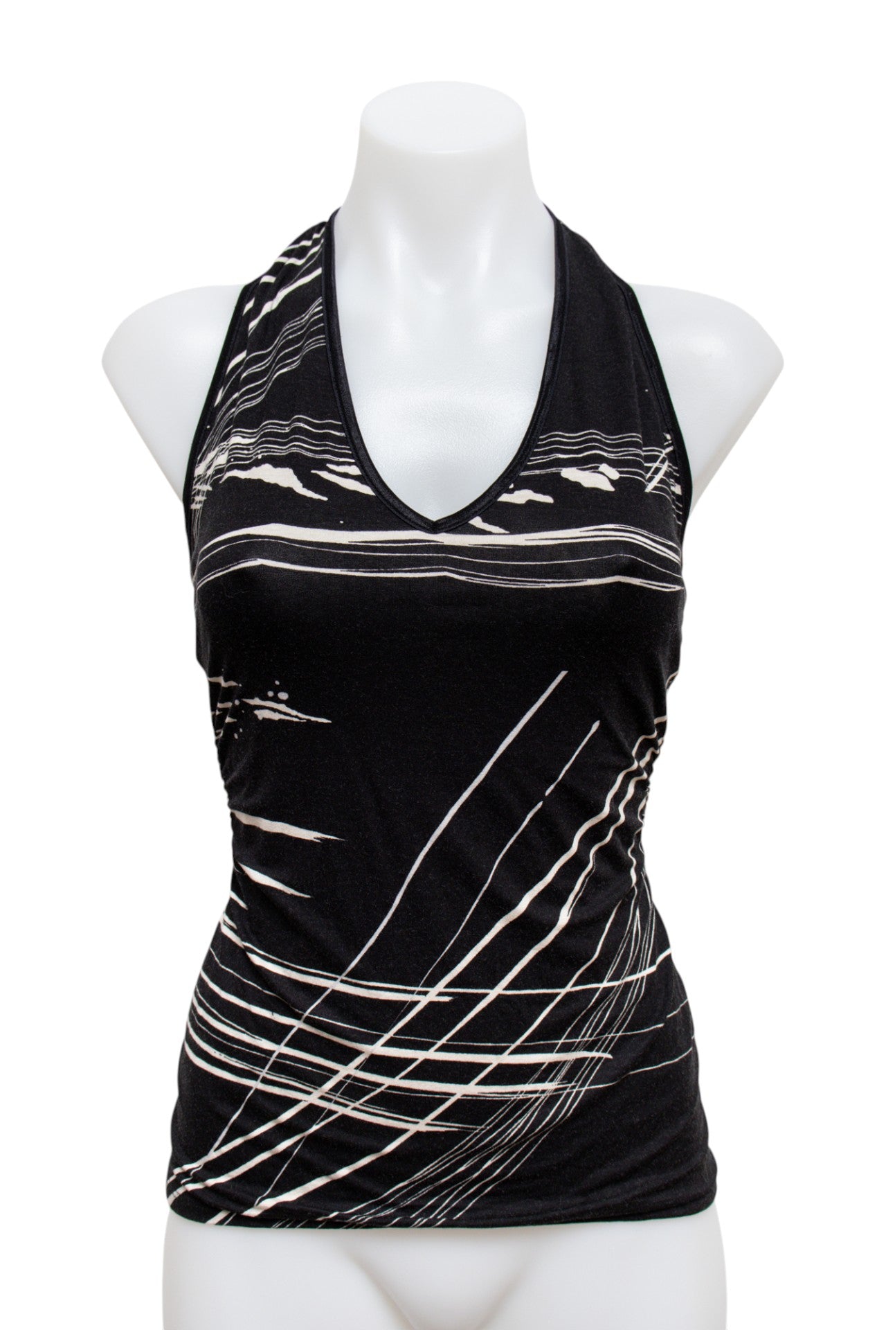 #43 Bebe Halter Top Black | c. 190 | Size 10