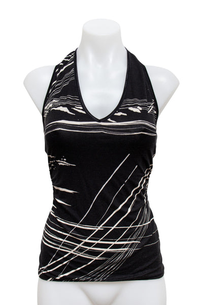 #43 Bebe Halter Top Black | c. 190 | Size 10