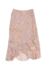 #115 Casual Corner Long Skirt Pink | c. 214 | Size 6