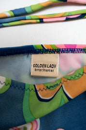 #089 Golden Lady Beachwear Bikini Blue | c. 213 | Size 10