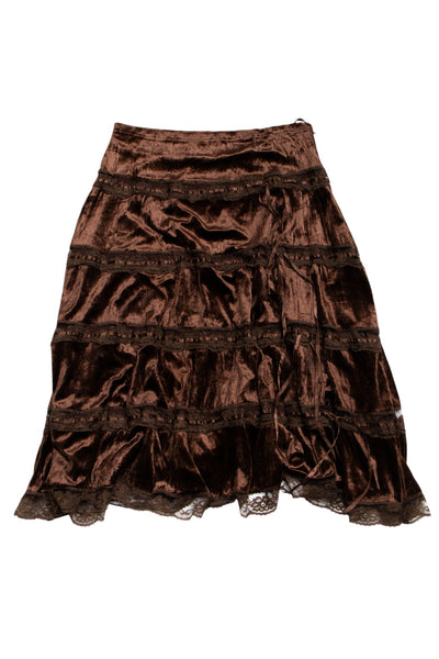 #145 Passsport Skirt Brown | c. 193 | Size 10