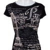 #62 Blue Canyo T-shirt Black | c. 195 | Size 10