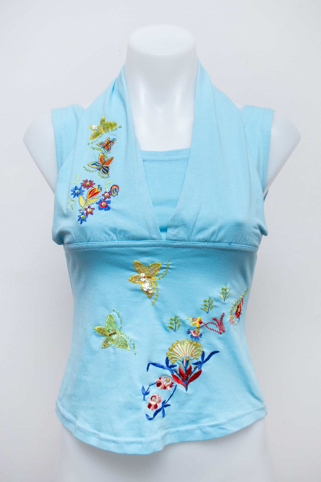 #52 Dlyraban Camisole Top Blue | c. 192 | Size 8
