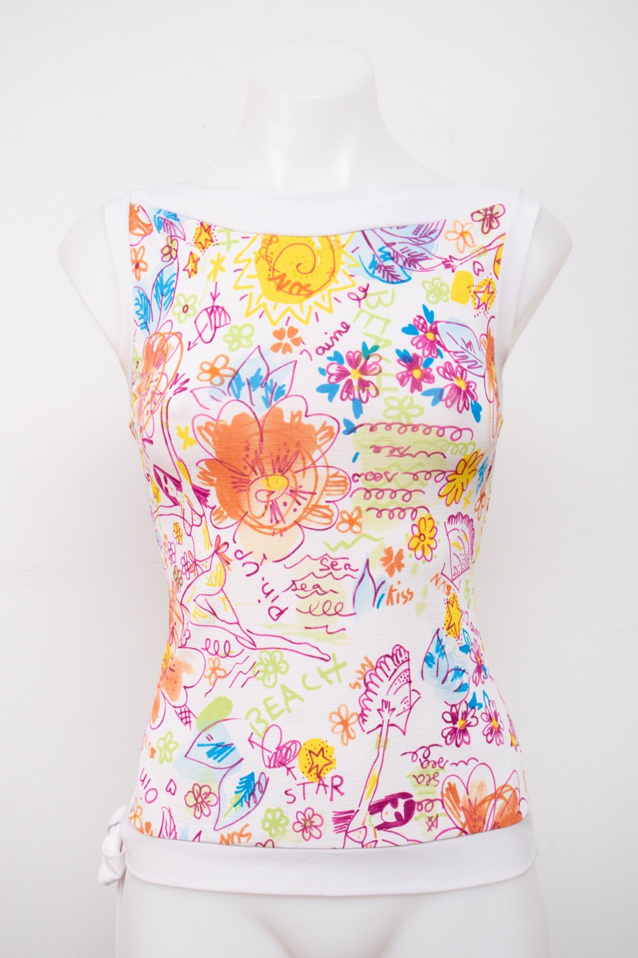 #010 Cache Cache Camisole Top White | c. 201 | Size 8