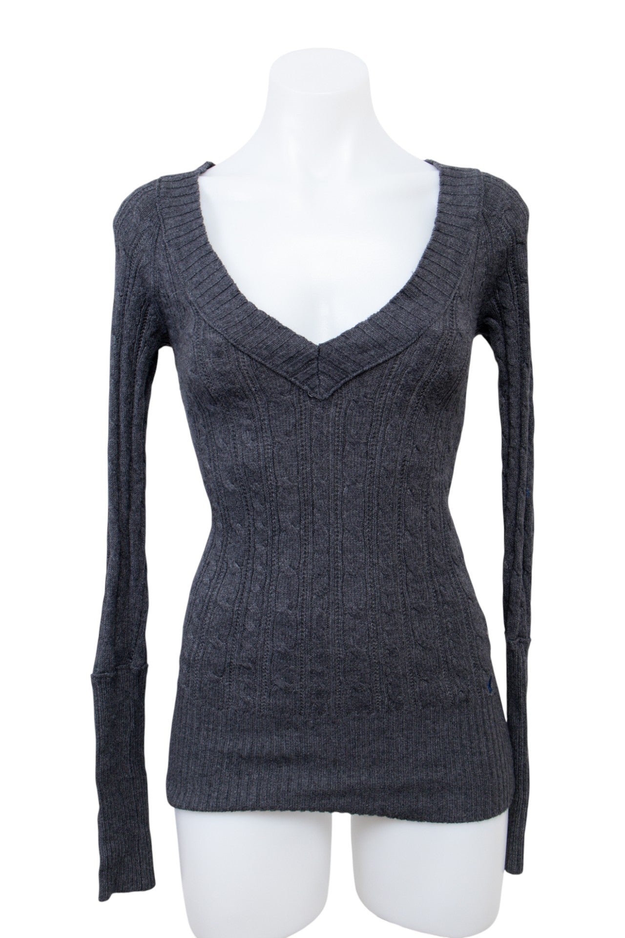 #093 American Eagle Outfitters T-shirt Gray | c. 207 | Size 8