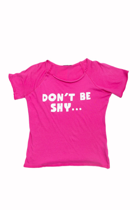 #37 Reds Dont Be Shy Tee | Just a Girl | Size 10