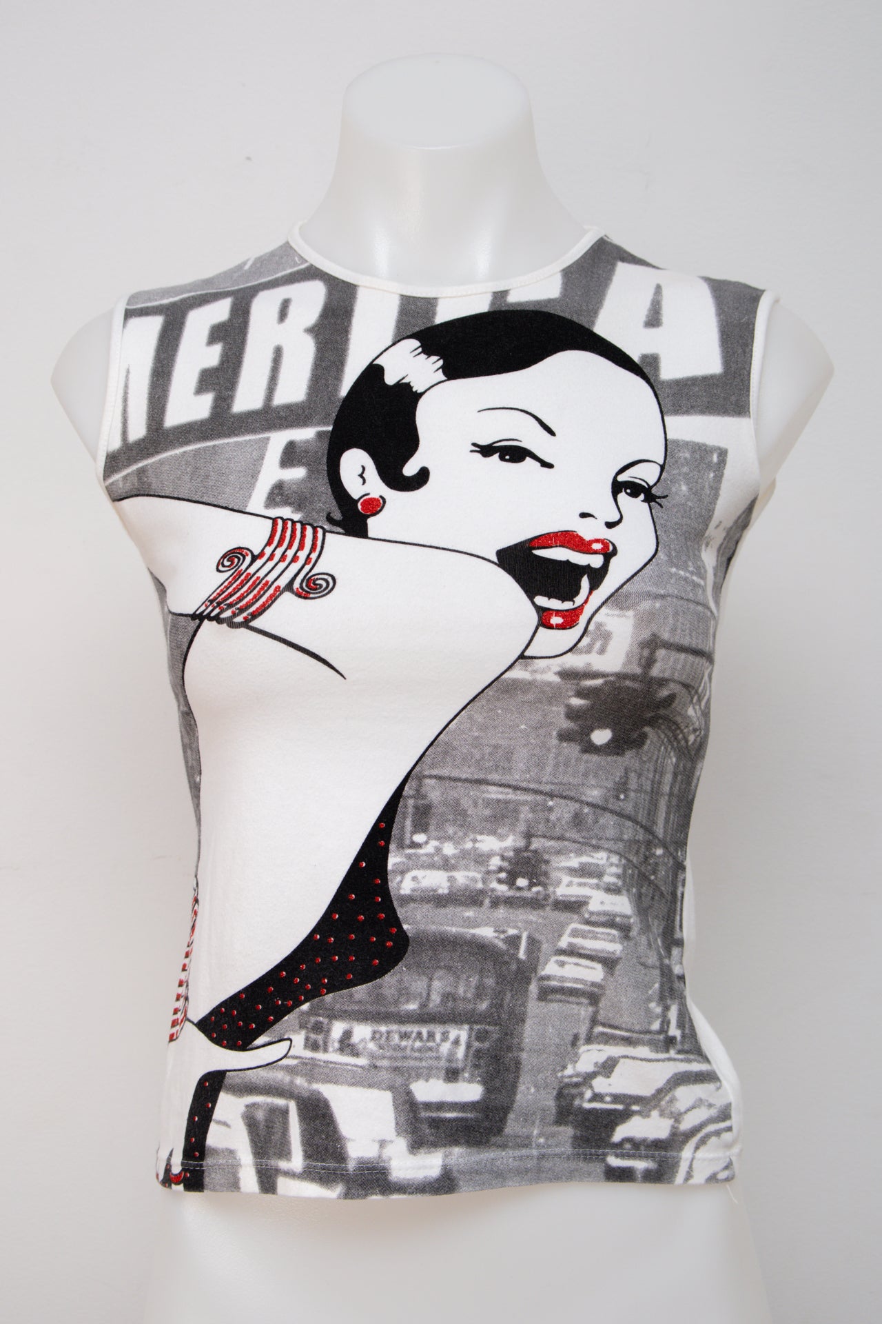 #062 Cortefiel Tank Top White | c. 199 | Size 8/10