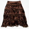 #145 Passsport Skirt Brown | c. 193 | Size 10