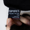#74 Spirit T-shirt Black | c. 196 | Size 8/10