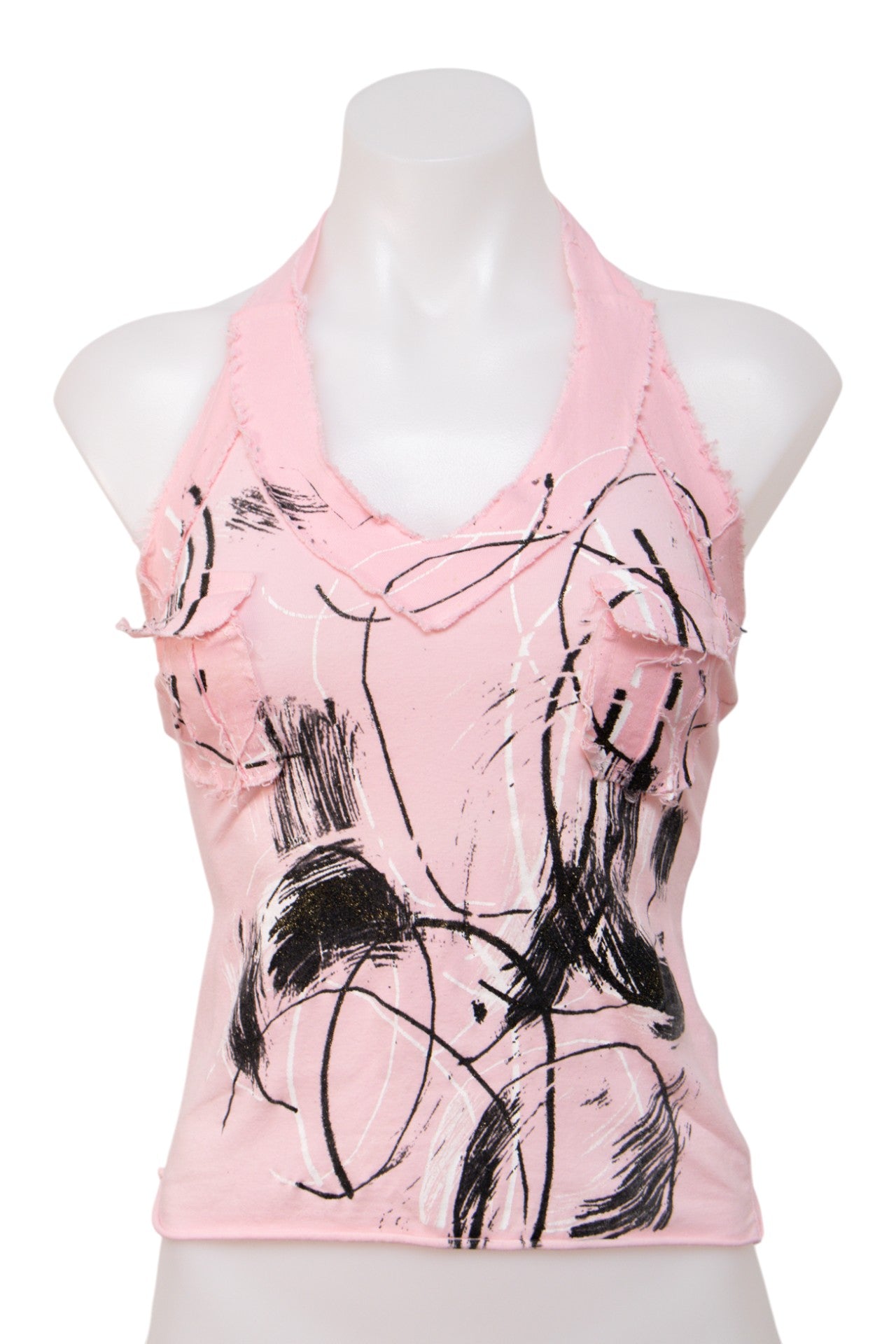 #005 Halter Top Pink | c. | Size 8