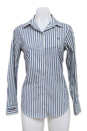 #054 Lauren Ralph Lauren Long Sleeve Blue | c. 213 | Size 8