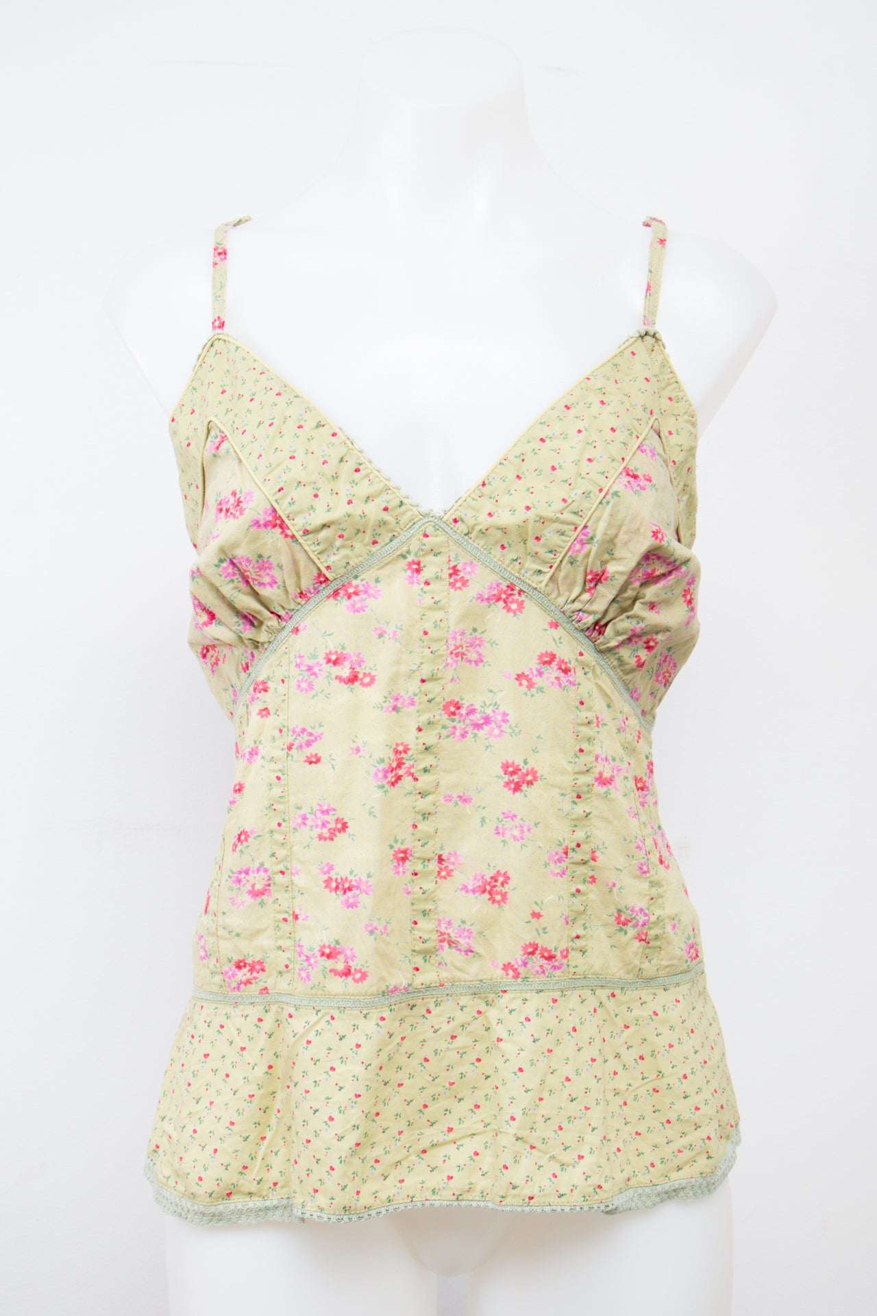 #037 Camaieu Cami Top Yellow | c. 207 | Size 8