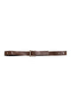 #46 Leather Studded Brown Belt | c. 188 | Size 14/16