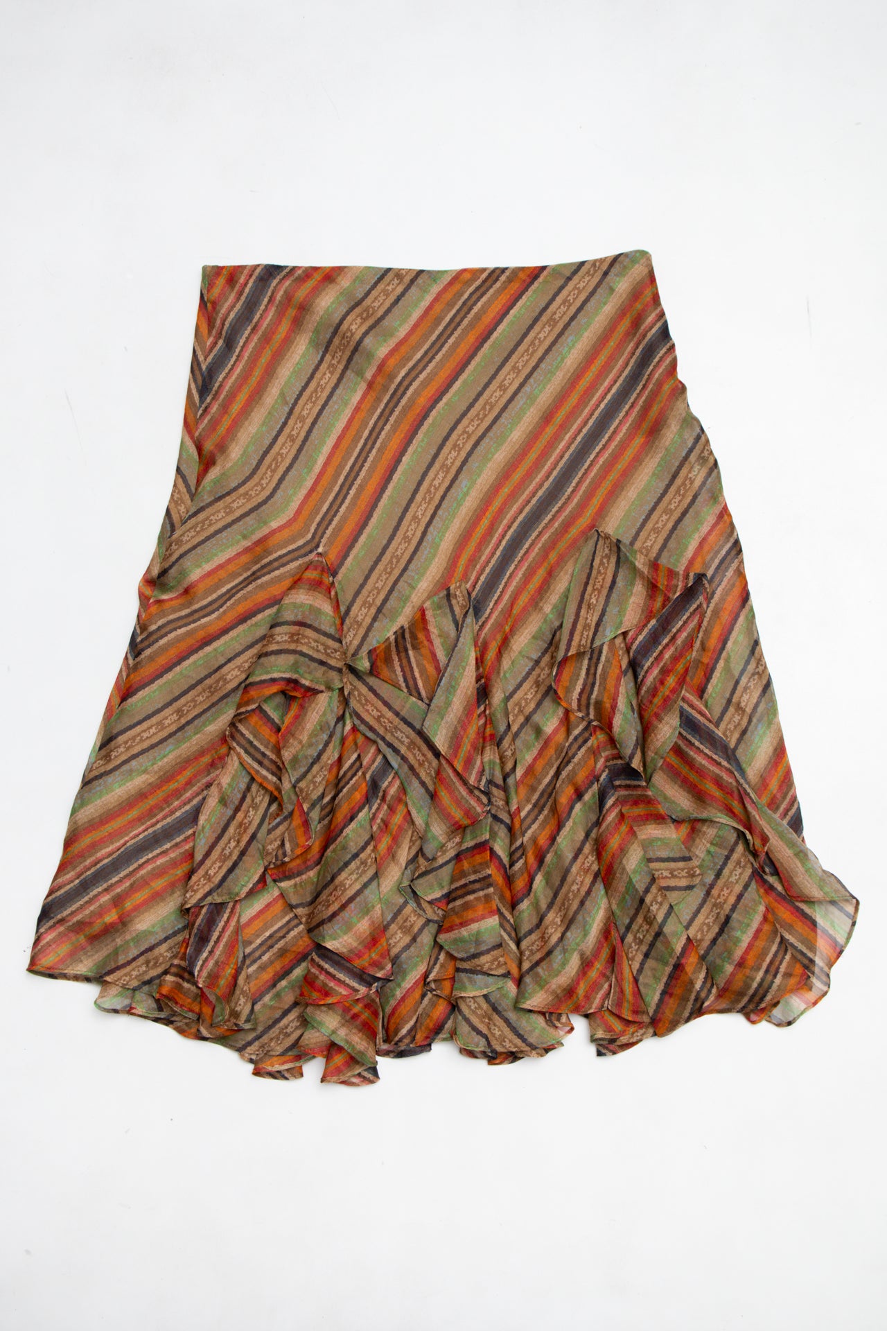 #091 Lauren Ralph Lauren Long Skirt Brown | c. 213 | Size 8