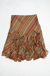 #091 Lauren Ralph Lauren Long Skirt Brown | c. 213 | Size 8
